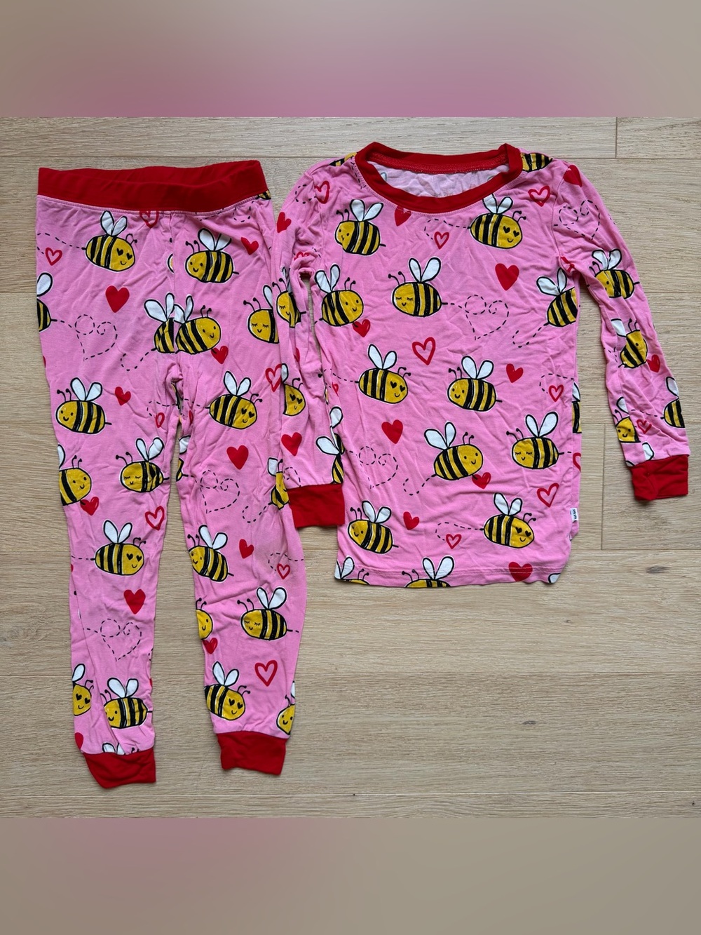 BUNDLE of FIVE Little Sleepies 4T Bamboo Pajama Bundle Bluey Easter Bee 5 Sets